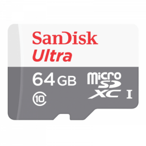 Карта памяти MicroSD 64GB SanDisk Class 10 Ultra Android UHS-I (80 Mb/s) без адаптера