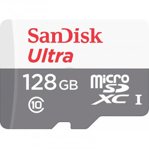 Карта памяти 128GB SanDisk Ultra microSDXC Class 10 UHS-I 80MB/s